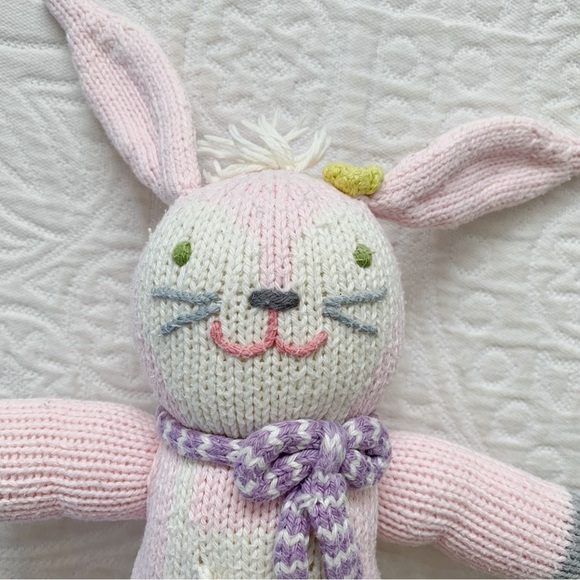 Blabla Fleur‎ the Bunny Hand Knit Doll 12" - Picture 3 of 4